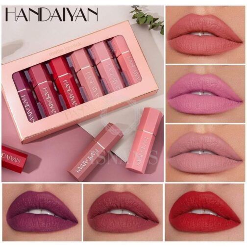 Handaiyan 6 pcs Velvet Matte Lipstick