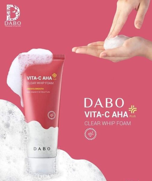 Dabo Vita C AHA Plus Clear Whip Foam Cleanser