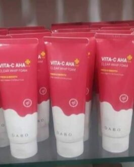 Dabo Vita C AHA Plus Clear Whip Foam Cleanser