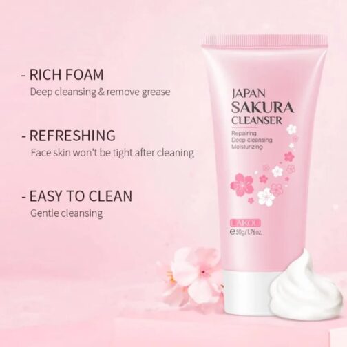 Laikou Japan Sakura Cleanser 100 ML - Image 2