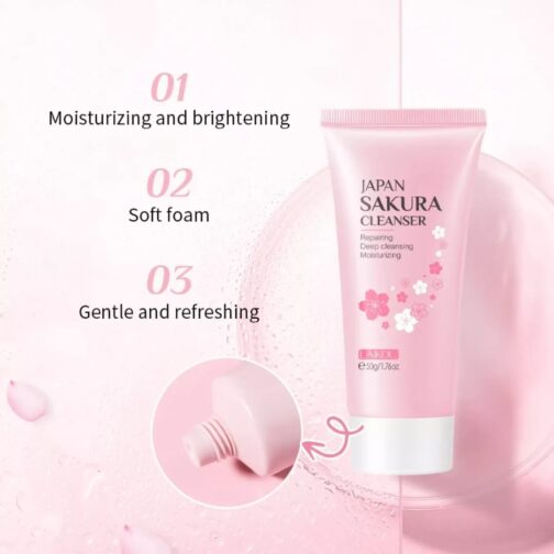 Laikou Japan Sakura Cleanser 100 ML - Image 4