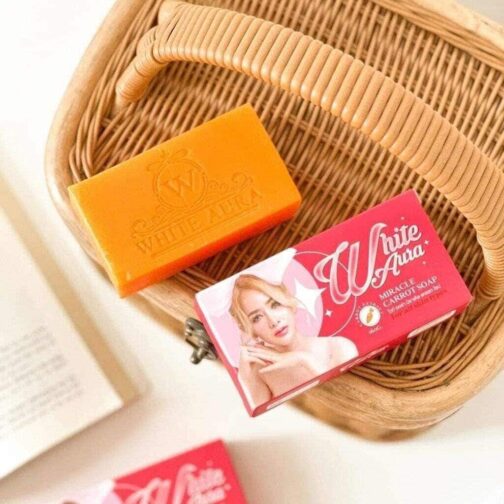 White Aura Miracle Carrot Soap