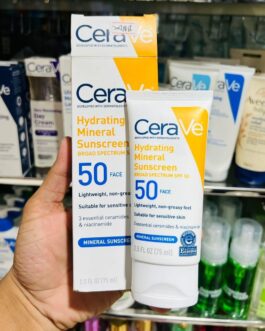 CeraVe Hydrating Mineral Sunscreen SPF-50