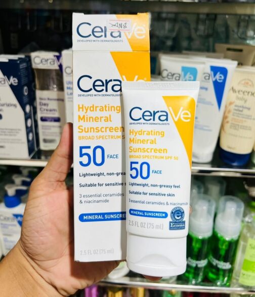 CeraVe Hydrating Mineral Sunscreen SPF-50