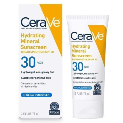 CeraVe Hydrating Mineral Sunscreen SPF-50 - Image 5