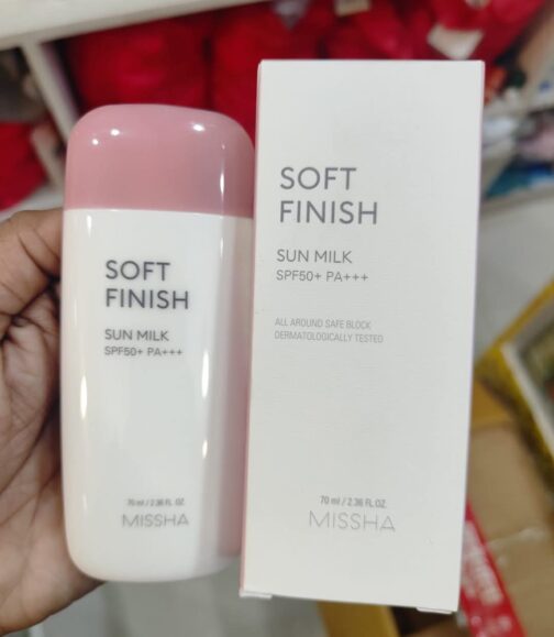 Missha Soft Finish Sun Milk Sunscreen - Image 2